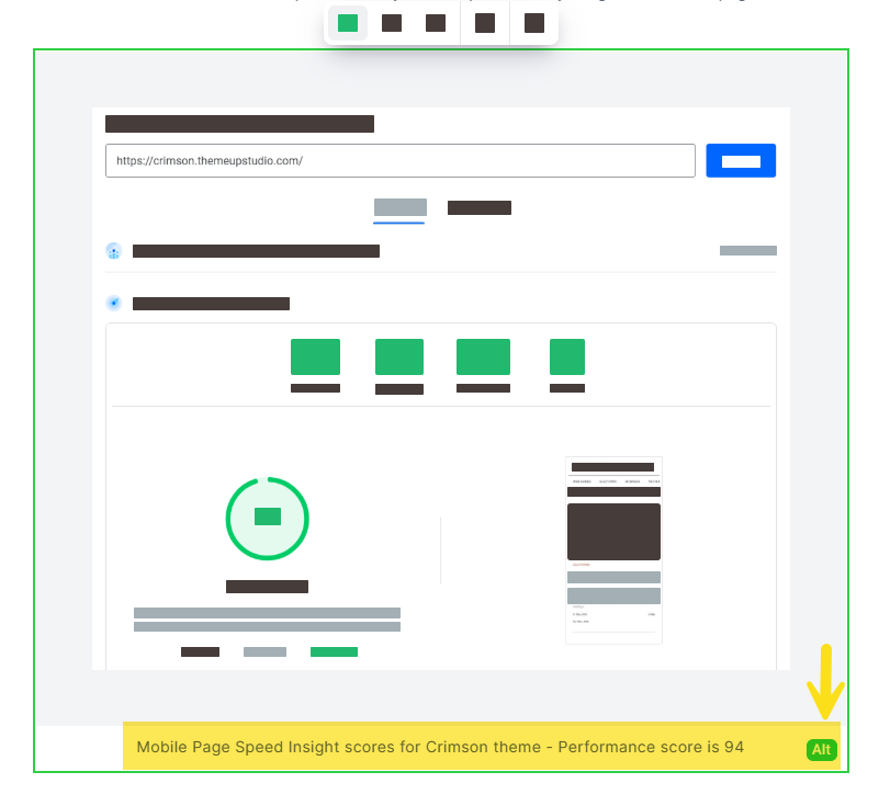 Ghost has in-built support to add alt tags to images