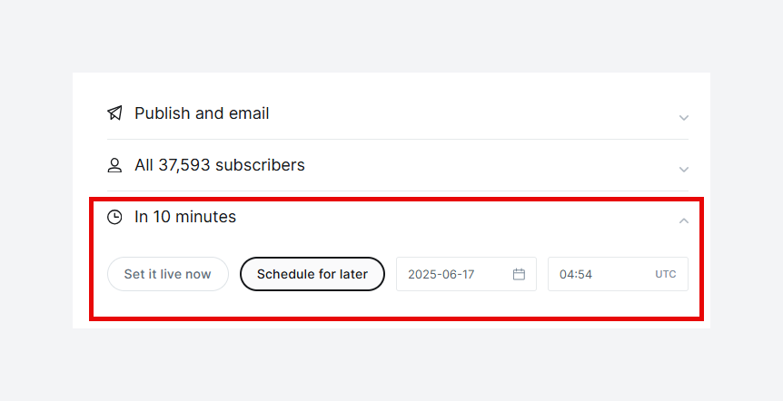 Scheduling posts in Ghost