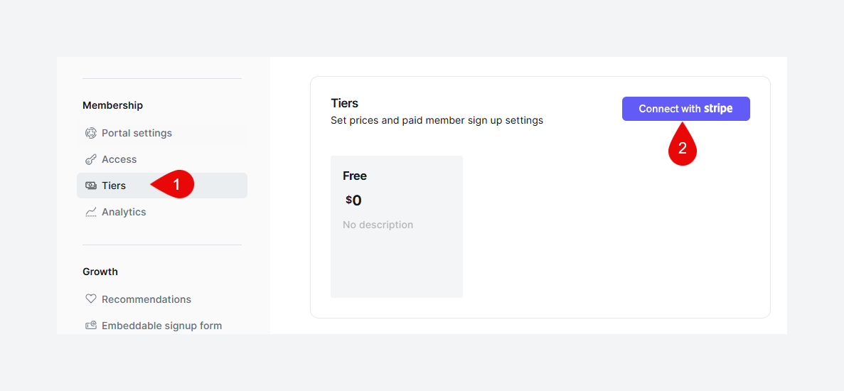 Connect Ghost with your Stripe account