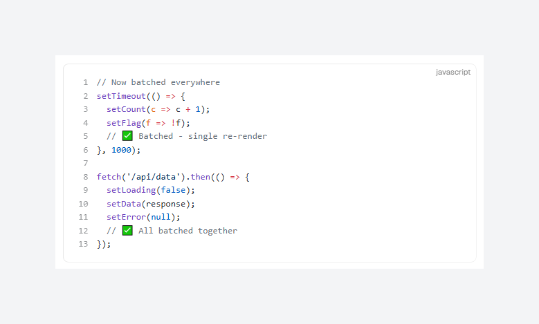 Code Block in Feed