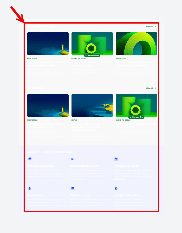 Poor contrast in sections on dark mode